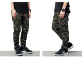 Camouflage Sport Joggers With Zipper