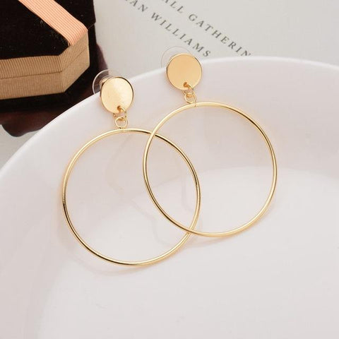 Simple Circle Earrings