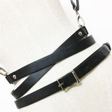 Leather Belt Suspenders