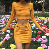 Kill Bill Two Piece Long Sleeve Shirt And Skirt