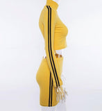 Kill Bill Two Piece Long Sleeve Shirt And Skirt