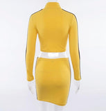 Kill Bill Two Piece Long Sleeve Shirt And Skirt