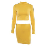 Kill Bill Two Piece Long Sleeve Shirt And Skirt