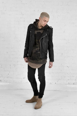 Distressed Slim Fit Denim Jean