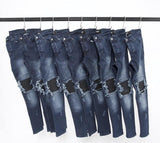 Distressed Slim Fit Denim Jean