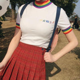 Rainbow Collar "Youth" Top