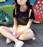 Rainbow Collar "Youth" Top