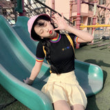 Rainbow Collar "Youth" Top