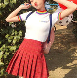 Rainbow Collar "Youth" Top