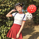 Rainbow Collar "Youth" Top