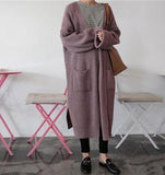 Long Knit Unisex Cardigan