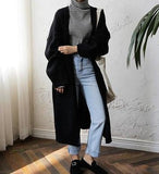Long Knit Unisex Cardigan