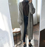 Long Knit Unisex Cardigan