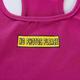 "No Photos Please" Top