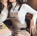 Khaki Cargo Overalls