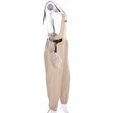 Khaki Cargo Overalls