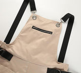 Khaki Cargo Overalls