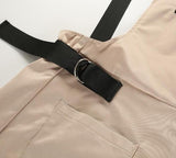Khaki Cargo Overalls