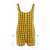 Plaid Overalls