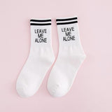 "Leave Me Alone" Socks