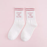 "Leave Me Alone" Socks