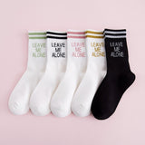 "Leave Me Alone" Socks