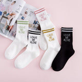 "Leave Me Alone" Socks