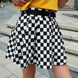 Checkered Mini Skirt