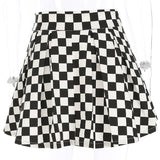 Checkered Mini Skirt