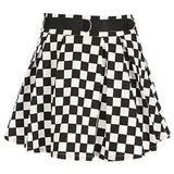 Checkered Mini Skirt