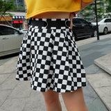 Checkered Mini Skirt
