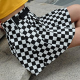Checkered Mini Skirt