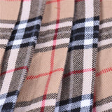 Plaid Skirt With Chain
