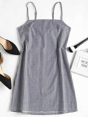 Gingham Mini Dress