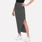 Striped Maxi Skirt