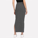 Striped Maxi Skirt