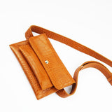 Basic Crocodile Waist Cross Body Bag