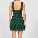 Polka Dot Ruffled Cami Dress