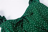 Polka Dot Ruffled Cami Dress