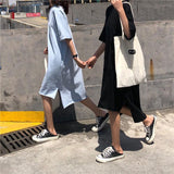 Oversized Basic Tee Shirt Dress