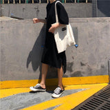 Oversized Basic Tee Shirt Dress
