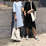 Oversized Basic Tee Shirt Dress