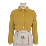 Cropped Corduroy Jacket
