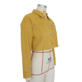Cropped Corduroy Jacket