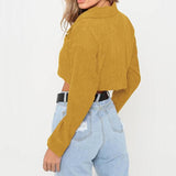 Cropped Corduroy Jacket
