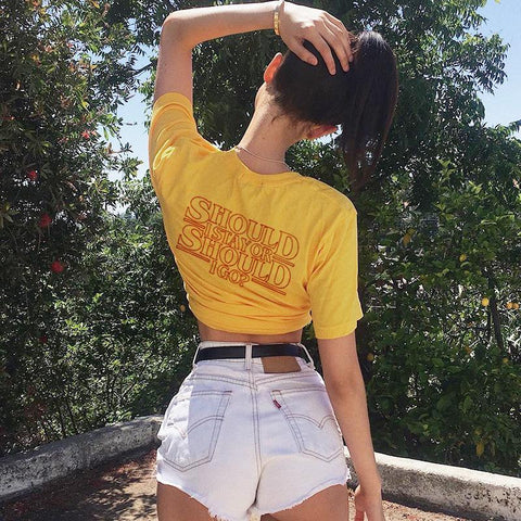 "Should I Stay Or Should I Go" Tee
