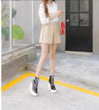 Transparent Platform Lace Up Boots