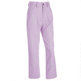 High Waisted Pastel Purple Canvas Trousers