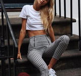 Black & White Gingham Pants