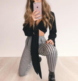 Black & White Gingham Pants